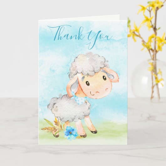 Aquarellmühle Karte (Gelbe Blume)