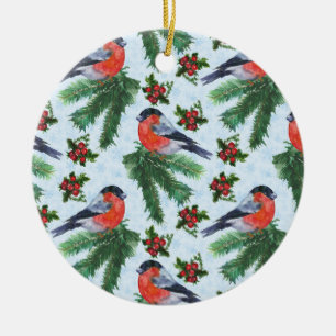 Aquarellmühle Keramik Ornament