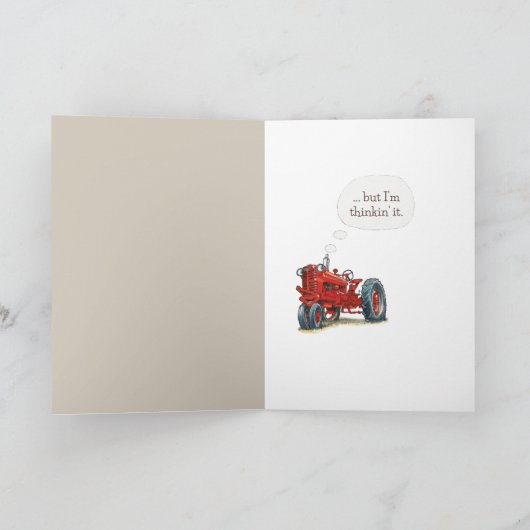 Aquarellmühle Rooster 90. Geburtstag Spaß Karte (Innenseite)