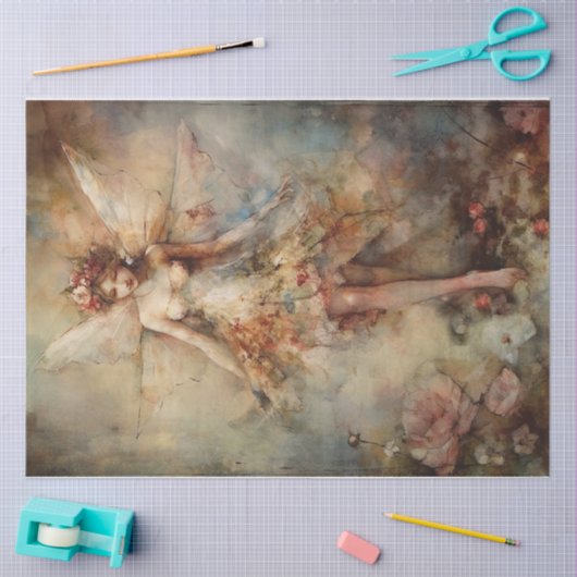 Aquarellmühle Seidenpapier (Basteln)