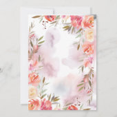 Aquarellmühle zum Geburtstag Einladung (Rückseite)