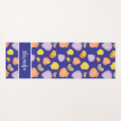 Aquarellmünzen mit Namen Yogamatte (Vorderseite (Horizontal))