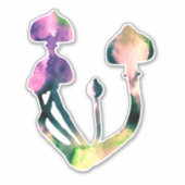 Aquarellmushrooms Aufkleber (Vorderseite)
