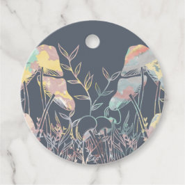 Aquarellmushrooms Geschenkanhänger