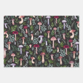 Aquarellmushrooms - Illustration  Geschenkpapier Set (Vorderseite 3)