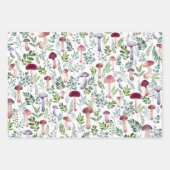 Aquarellmushrooms - Illustration  Geschenkpapier Set (Vorderseite 2)