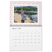 Aquarellmuster | Foto Personalisierter Kalender (Feb 2027)