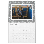Aquarellmuster | Foto Personalisierter Kalender (Jan 2027)