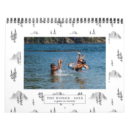 Aquarellmuster | Foto Personalisierter Kalender (Titelbild)