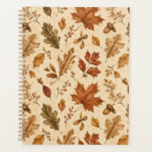 Aquarellmuster Herbstblätter  Planer (Vorderseite)