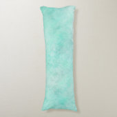 Aquarellmuster Meeresschaum Stranddekor Seitenschläferkissen (Vorderseite Vertikal)