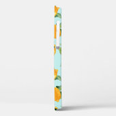 Aquarellmuster mit Zitronen und Blätter. Seamles Case-Mate iPhone Hülle (Rückseite / Links)