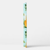 Aquarellmuster mit Zitronen und Blätter. Seamles Case-Mate iPhone Hülle (Rückseite / Rechts)