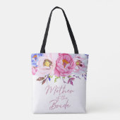 Aquarellmütter der Bride Tote Tag Tasche (Rückseite)