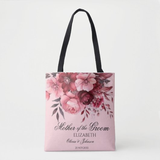 Aquarellmütter der Groom-Tasche Tasche (Vorderseite)