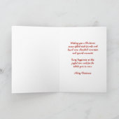 Aquarellmütter Frohe Weihnachtskarte Feiertagskarte (Innenseite)