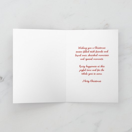 Aquarellmütter Frohe Weihnachtskarte Feiertagskarte (Innenseite)