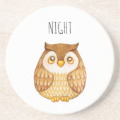 Aquarellnächtchen Getränkeuntersetzer (Vorne)