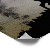 Aquarellnächtelose und Kinderwald Poster (Ecke)