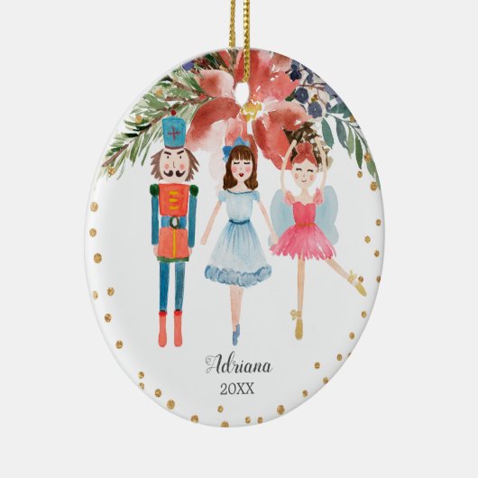 Aquarellnährkracker Keramik Ornament (Rechts)