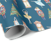 Aquarellnährstoffballett Geschenkpapier (Rolleneckpunkt)