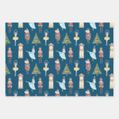 Aquarellnährstoffballett Geschenkpapier Set (Vorderseite 3)