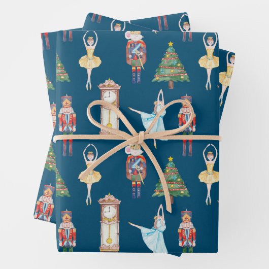 Aquarellnährstoffballett Geschenkpapier Set (Beispiel)