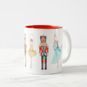 Aquarellnährstoffballett Zweifarbige Tasse (VorderseiteRechts)
