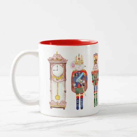 Aquarellnährstoffballett Zweifarbige Tasse (Links)