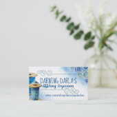 Aquarellnähte nahtlos Visitenkarte (Stehend Vorderseite)