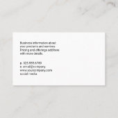 Aquarellnail Polnisch | Manikarierte Hände Visitenkarte (Rückseite)