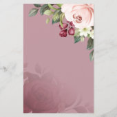 Aquarellname Der Name der Liebe Song Dusche Spielk Flyer (Hinten)