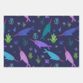 Aquarellnarkale unter dem Meer Gold Geschenkpapier Set (Vorderseite 3)