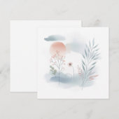 Aquarellnatur 06 feiertagskarte (Vorne/Hinten)