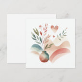 Aquarellnatur 11 feiertagskarte (Vorne/Hinten)