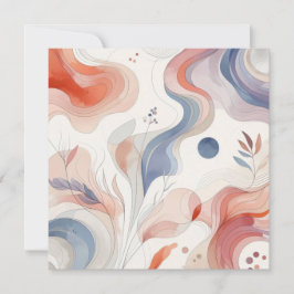 Aquarellnatur 12 feiertagskarte