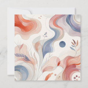 Aquarellnatur 12 feiertagskarte