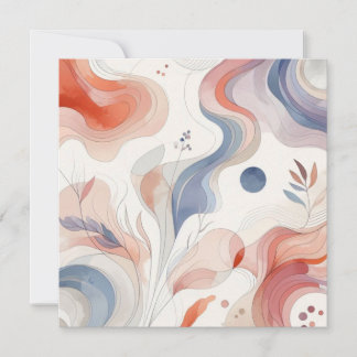 Aquarellnatur 12 feiertagskarte