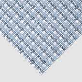 Aquarellnavy und Blue Kariert Seidenpapier (Ausschnitt)