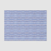 Aquarellnavy und White Strips Seidenpapier (Vorderseite)