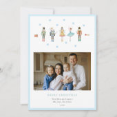 Aquarellnussknacker-Soldaten Foto Weihnachten (Vorderseite)