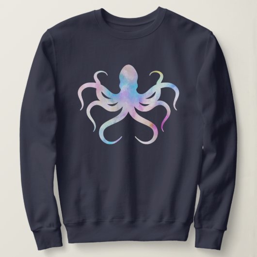 Aquarelloktopus Sweatshirt (Design vorne)