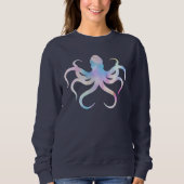 Aquarelloktopus Sweatshirt (Vorderseite)