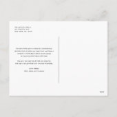 Aquarellon und Grün Foto Weihnachten (Rückseite)