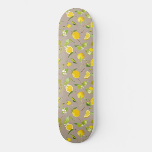 Aquarellone und Blätter 11 Skateboard (Vorderseite)