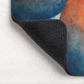 Aquarellorangen Mousepad (Ecke)