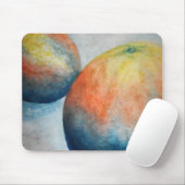 Aquarellorangen Mousepad (Mit Mouse)