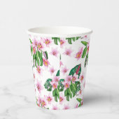 Aquarellorchids Design 30 Papiergruppen Pappbecher (Rechts)