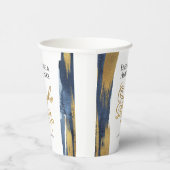 Aquarellpaare Duschpapierkästen | ABSTRAKT Pappbecher (Rechts)