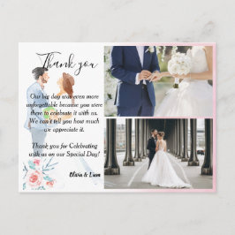 Aquarellpaare mit Rose Hochzeitshilfskarte Postkarte